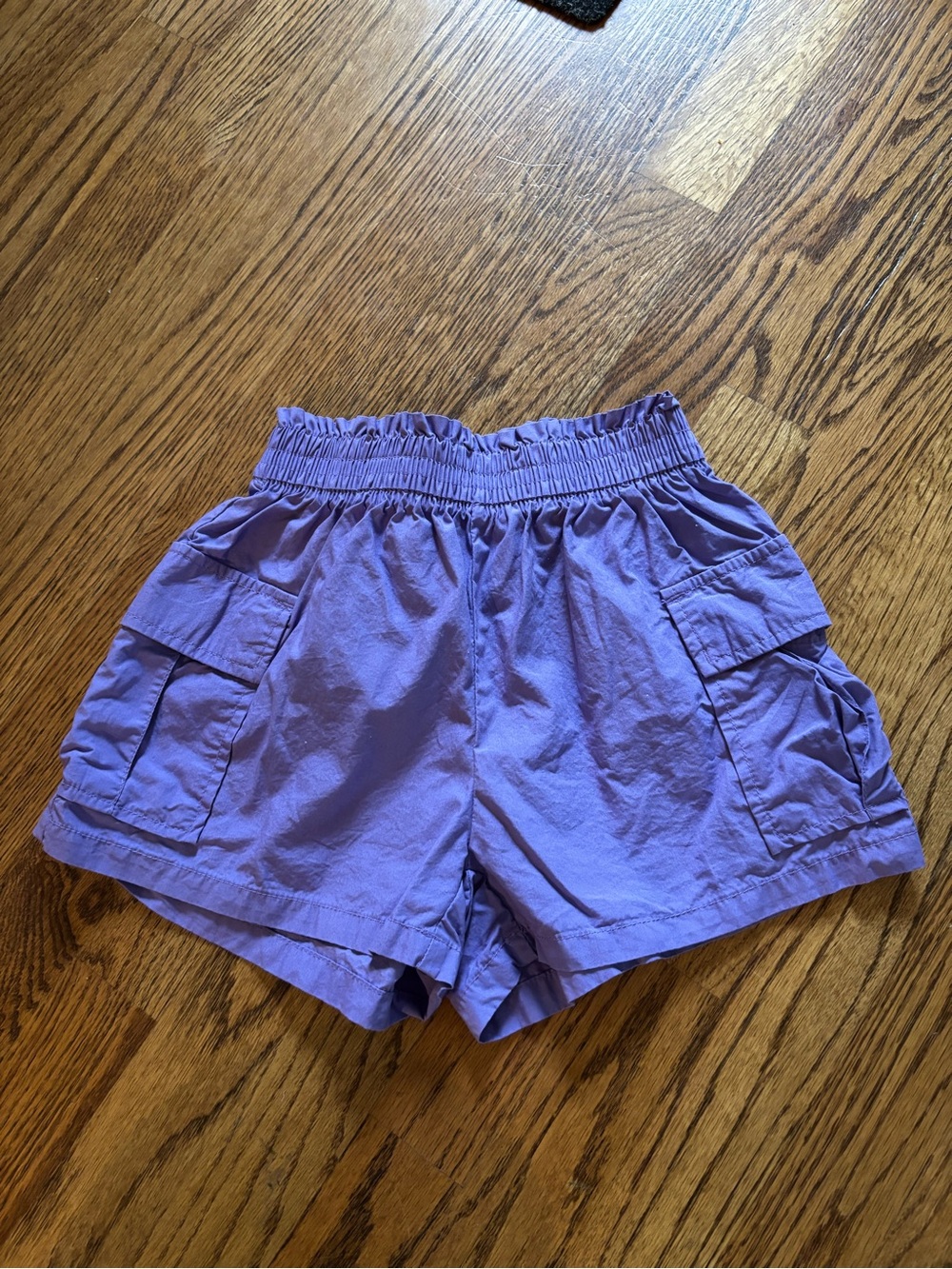 GAP Girls Purple Cargo Shorts - 6-7